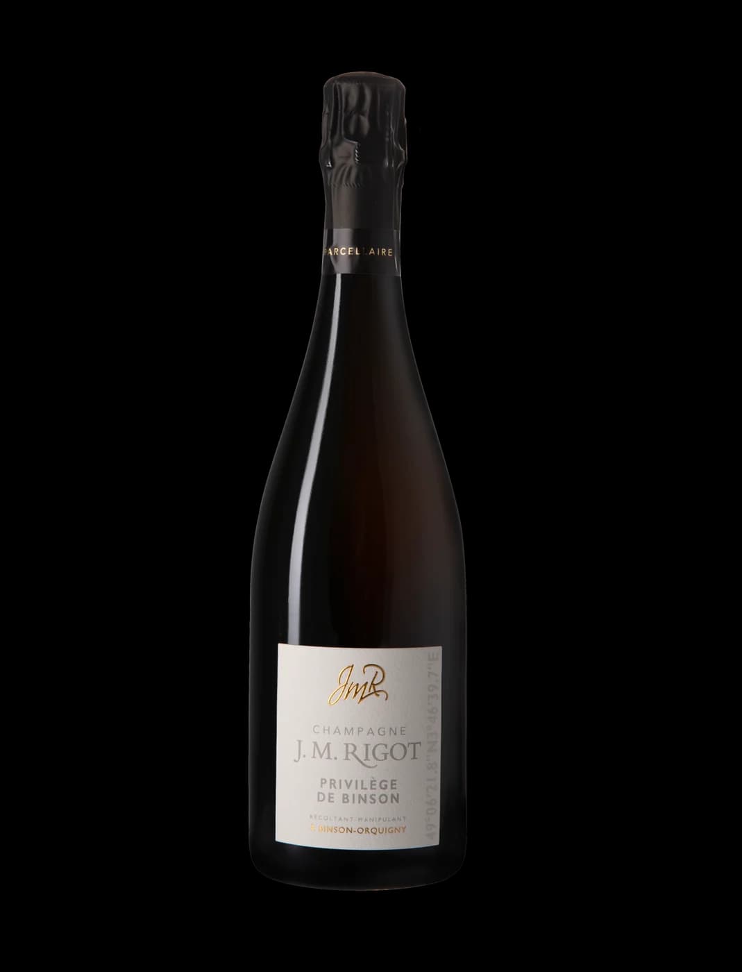 Bouteille de champagne J.M. Rigot Privilège de Binson