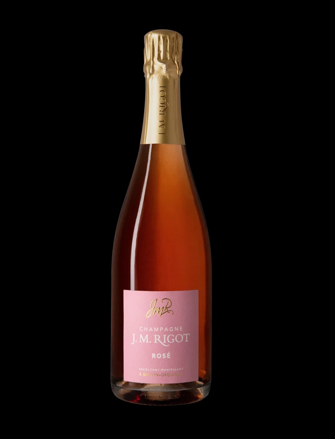 Bouteille de champagne J.M. Rigot Rosé